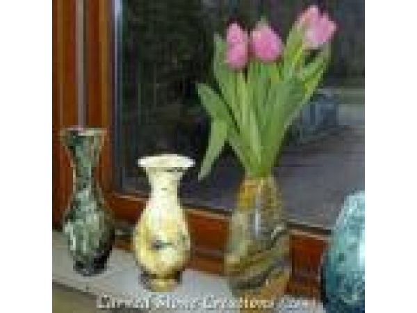 FV-M05 Exotic Multi-Color Marble Vases