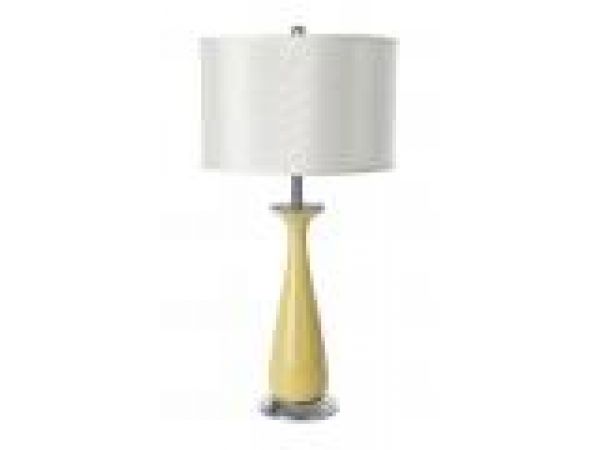MONA BUTTER LAMP WITH FILE SHADE