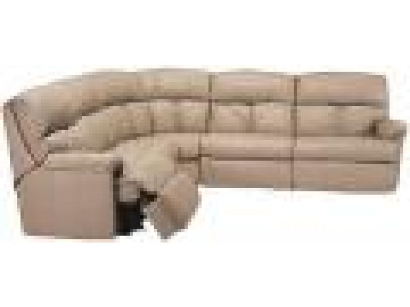 Triton Leather Reclining Sectional - Model 3098