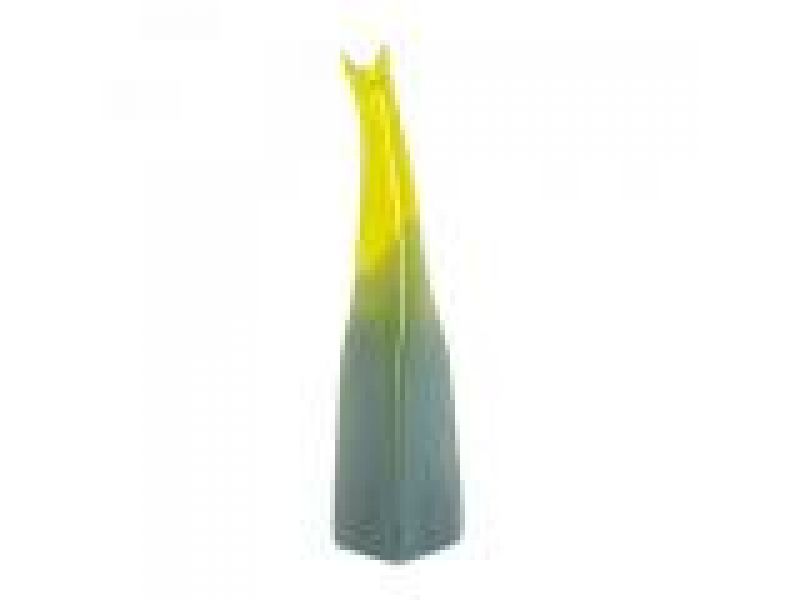 Joy Vase Yellow Turquoise