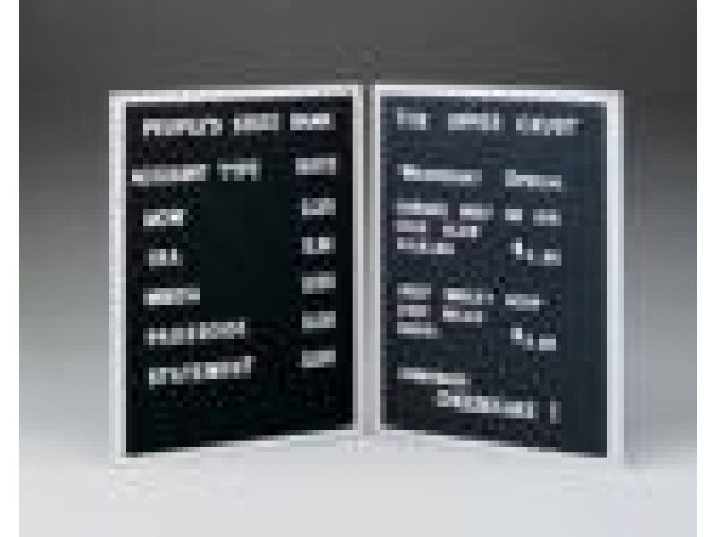 Open Face Changeable Letterboards