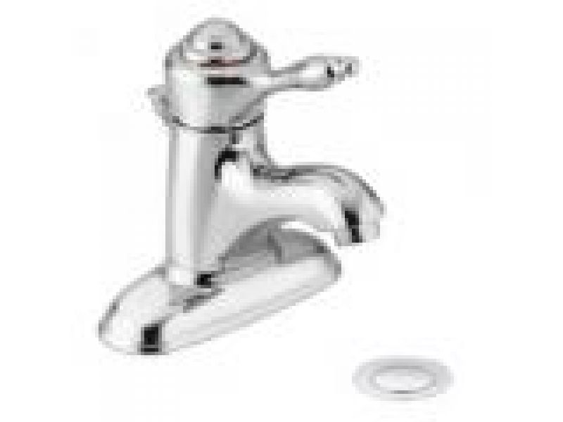 One Handle Bathroom Sink Faucet with Metal Drain A