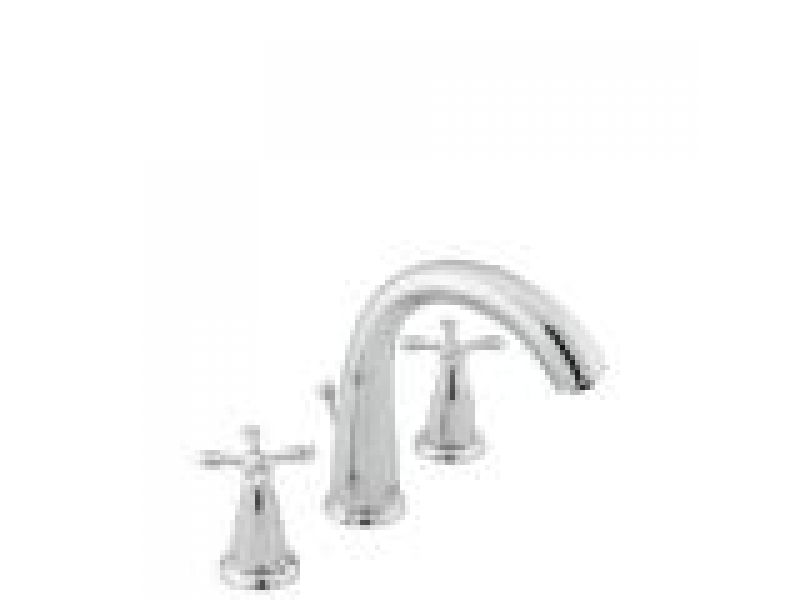 Widespread Faucet, High Spout with Cross Handles