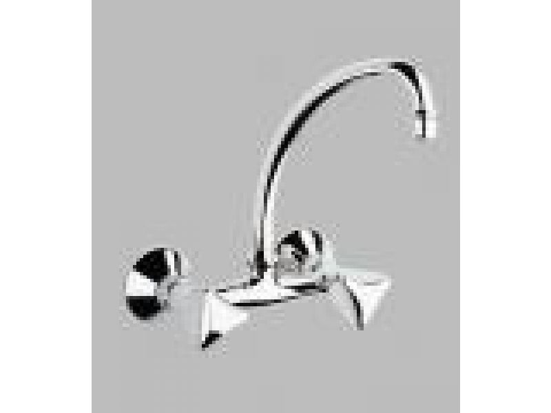 Wall-mount two-handle kitchen faucet, 31 026