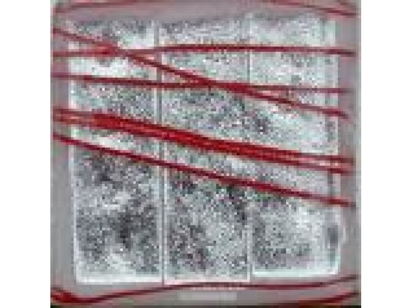 Glass Tiles-2x2 Red Winter