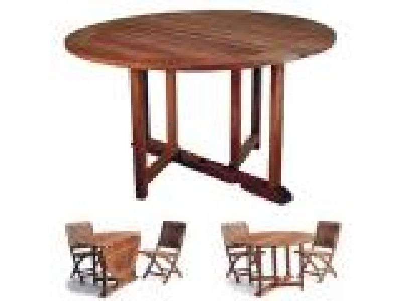 Chiswick Round Drop-Leaf Table
