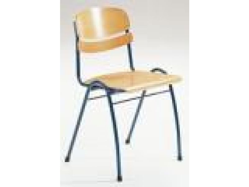 1040 Mac student chair with wooden seat