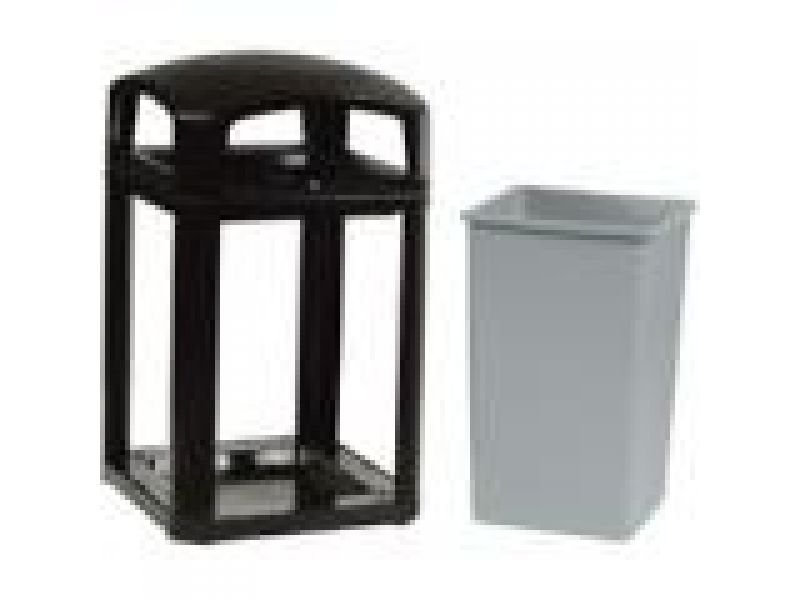 3970-88 Landmark Series‚ Classic Container, Dome Top Frame with Lock Option, with 3958 Rigid Liner