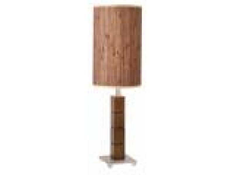 COOPER TABLE LAMP WITH COCO REED SHADE