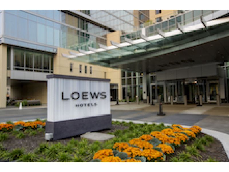 Loews Kansas City Hotel features aluminum framing systems by Tubelite, finishing by Linetec, glass by Viracon