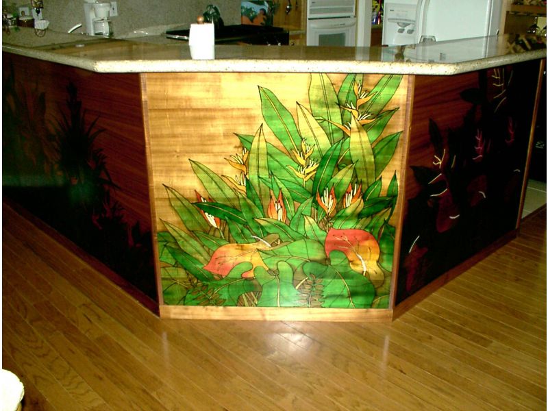 wood batik art furniture