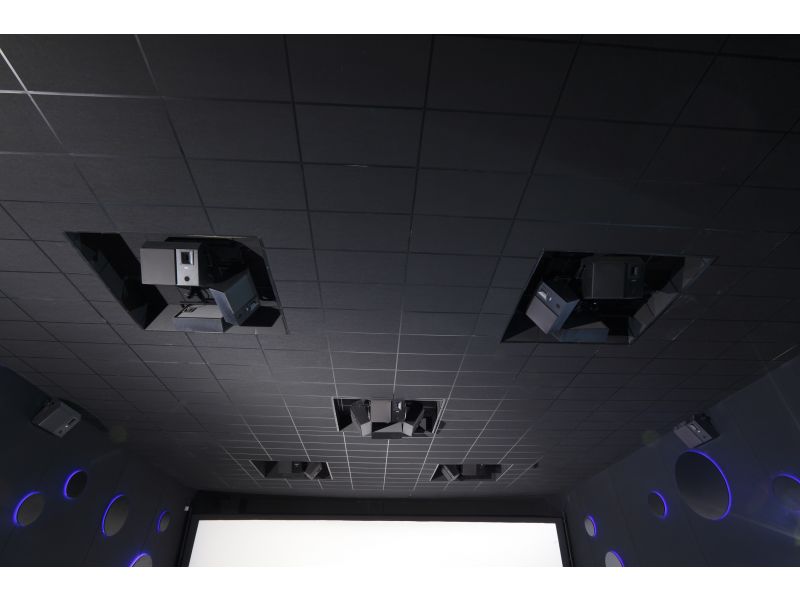 ROCKFON Cinema Black acoustic stone wool ceiling panels