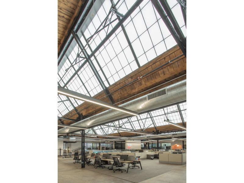 Adaptive Reuse Project Transform 105-Year-Old Factory into Versatile Headquarters and Office Space