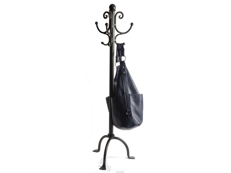 Black Iron Scroll Handbag Stand - Orion's Table