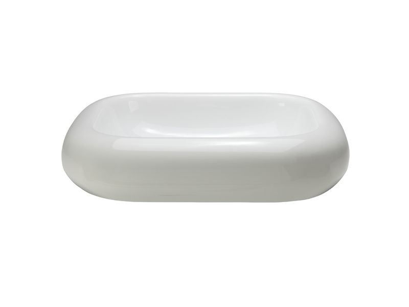 1480-CWH Rectangular White Vitreous China Above-Counter Vessel