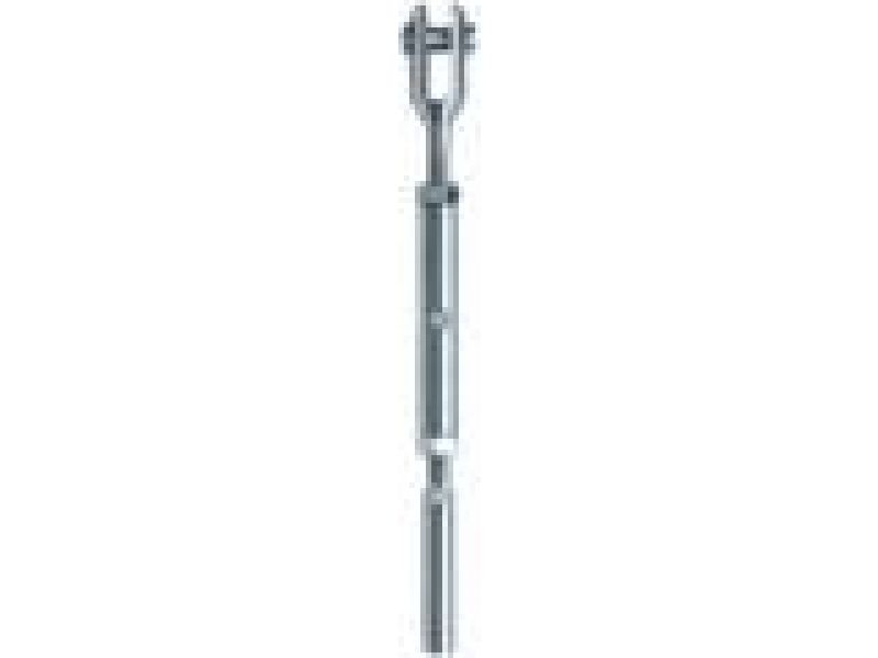 Turnbuckle with Fork and Roll Swaged External Thread
