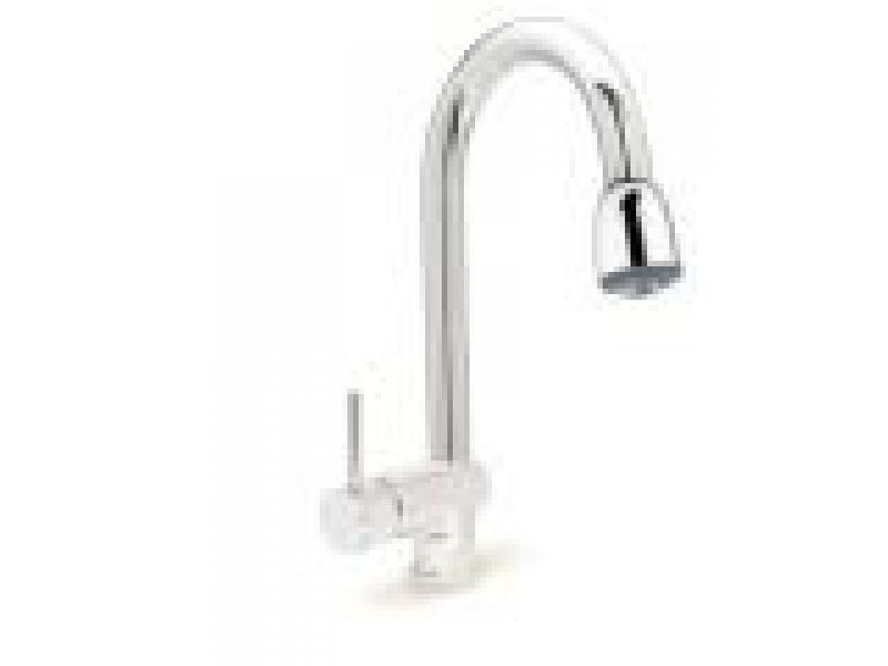 Kitchen faucet with pull-down spray
