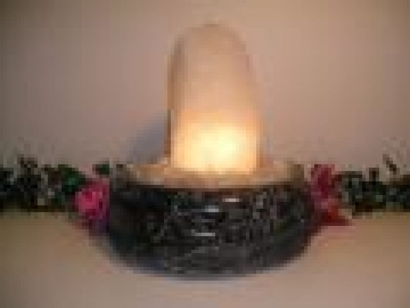 Gemstone Fountain Crystal With Light-Large
