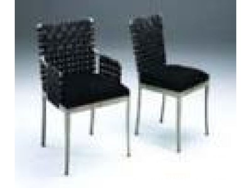 C432 Woven Leather Side / C433 Arm Chair