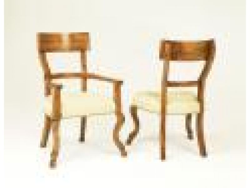 6813 Arm Chair with Single Rung Back