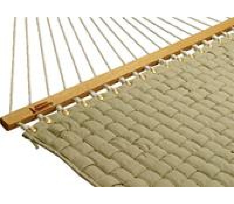 Flax-Color Soft Weave Large Quilted Hammock