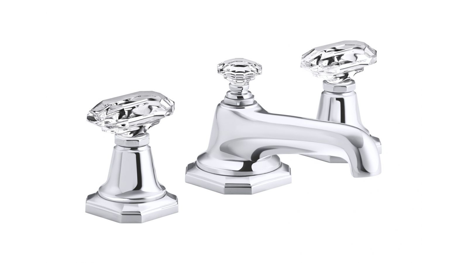 For Loft by Michael S Smith Basin Set, Crystal Handles