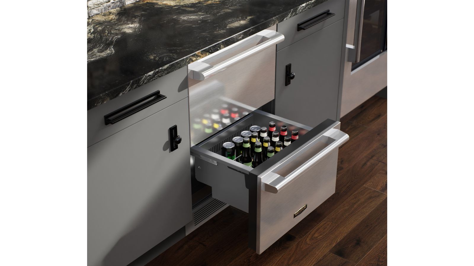 The Undercounter Convertible Refrigerator/Freezer Drawers