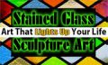 Stained Glass Sculpture Art
