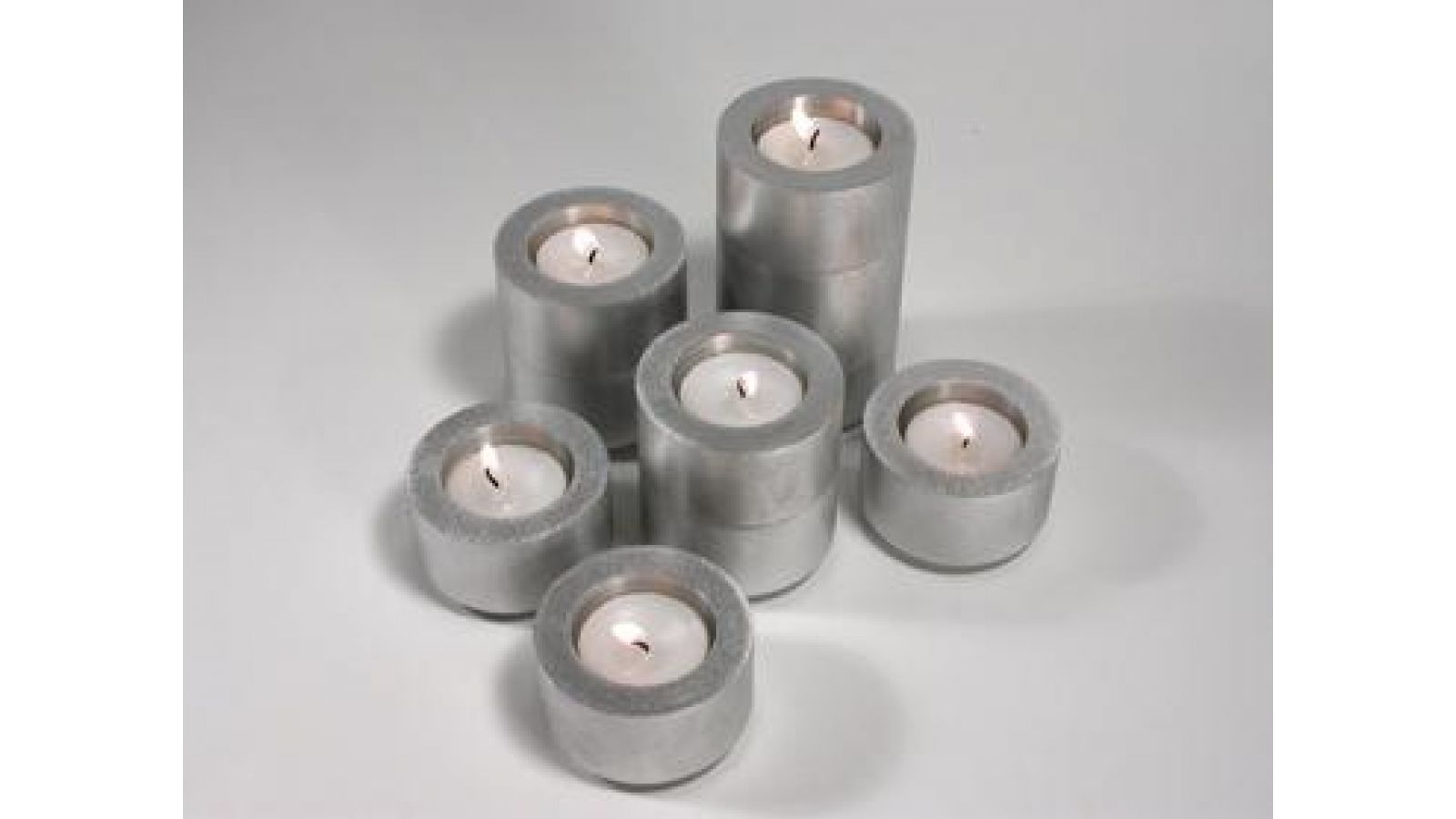 Shine 4-Stackable Menorah Candle and Tealight Set