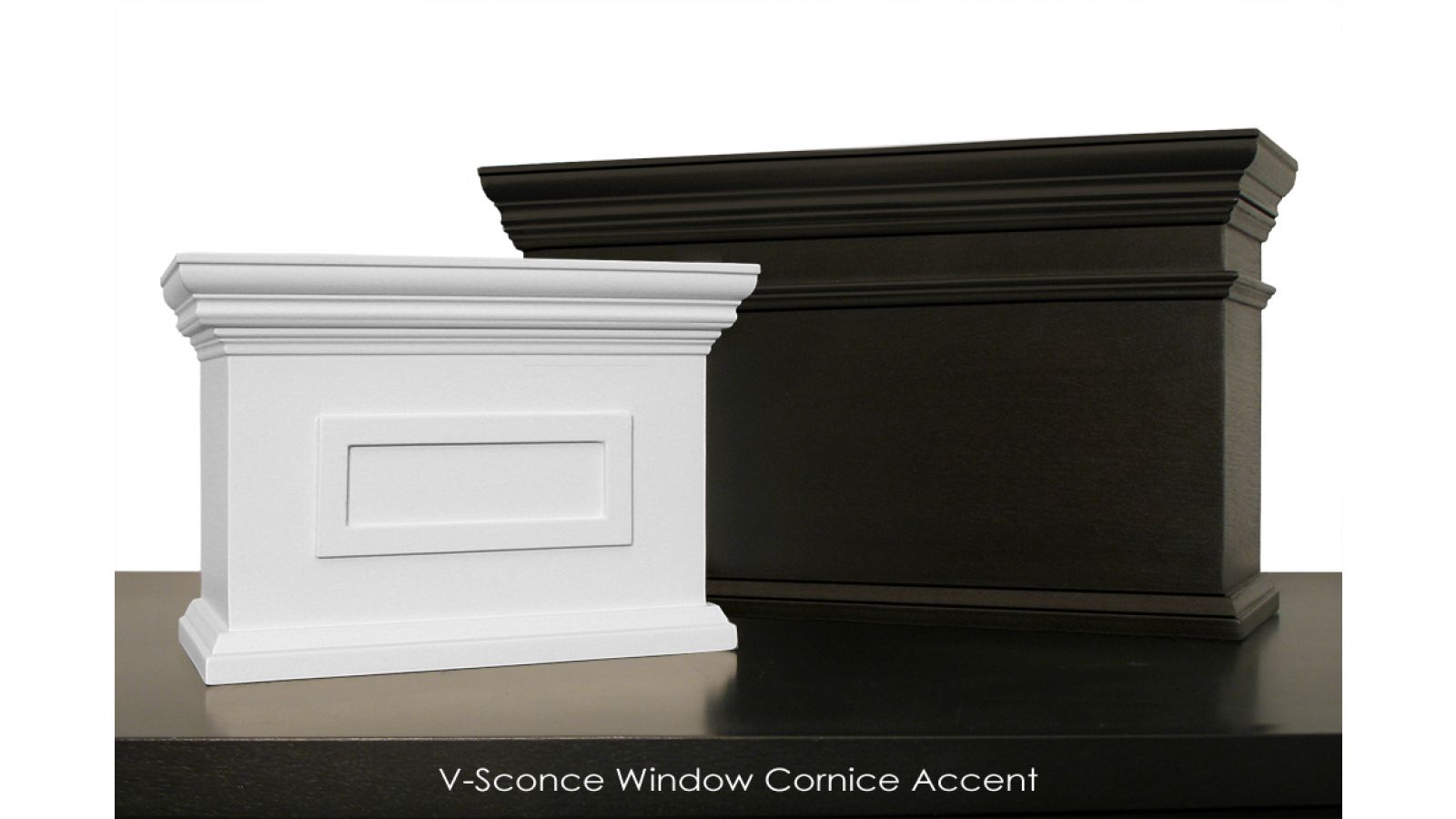 V-Sconce Window Cornice Accent
