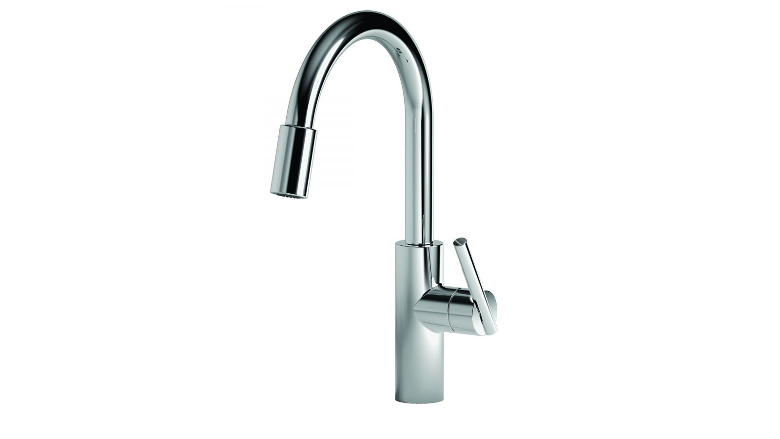 East Linear Pull Down Kitchen Faucet 