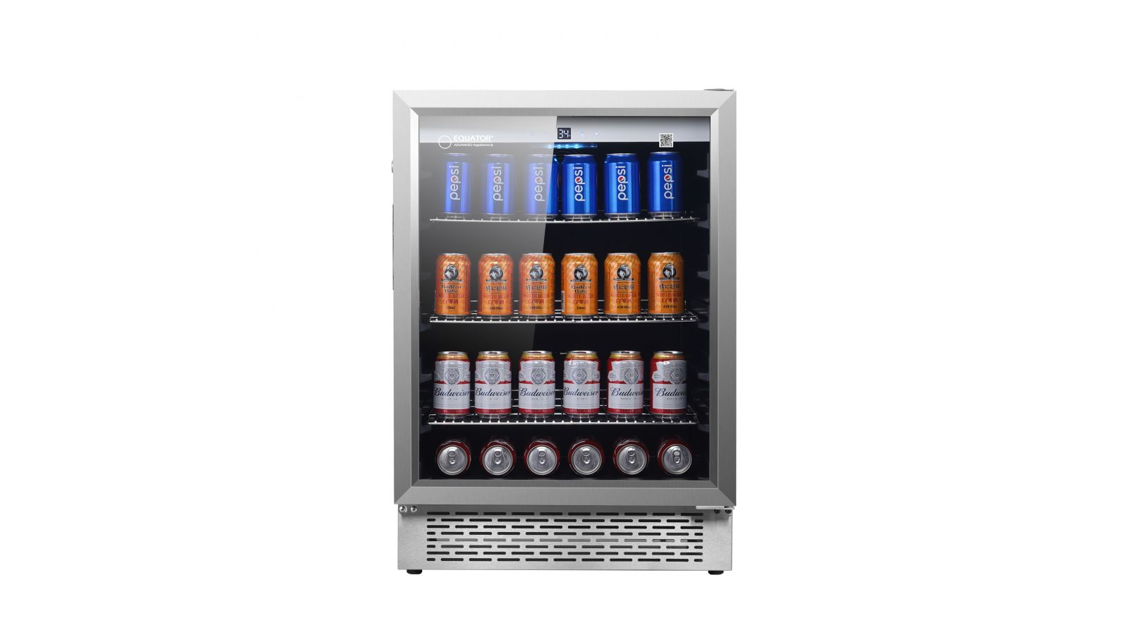 4.6cf Built-in/Freestanding Outdoor/Indoor Refrigerator with 7 Color LED Lights