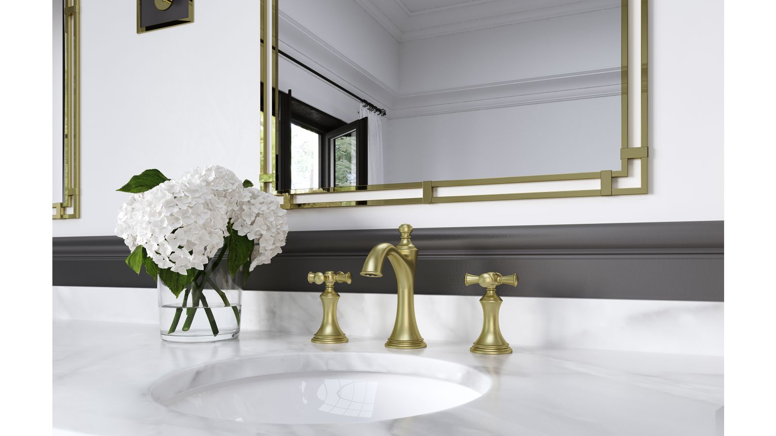 Tisbury 2-Handle Widespread Bathroom Faucet