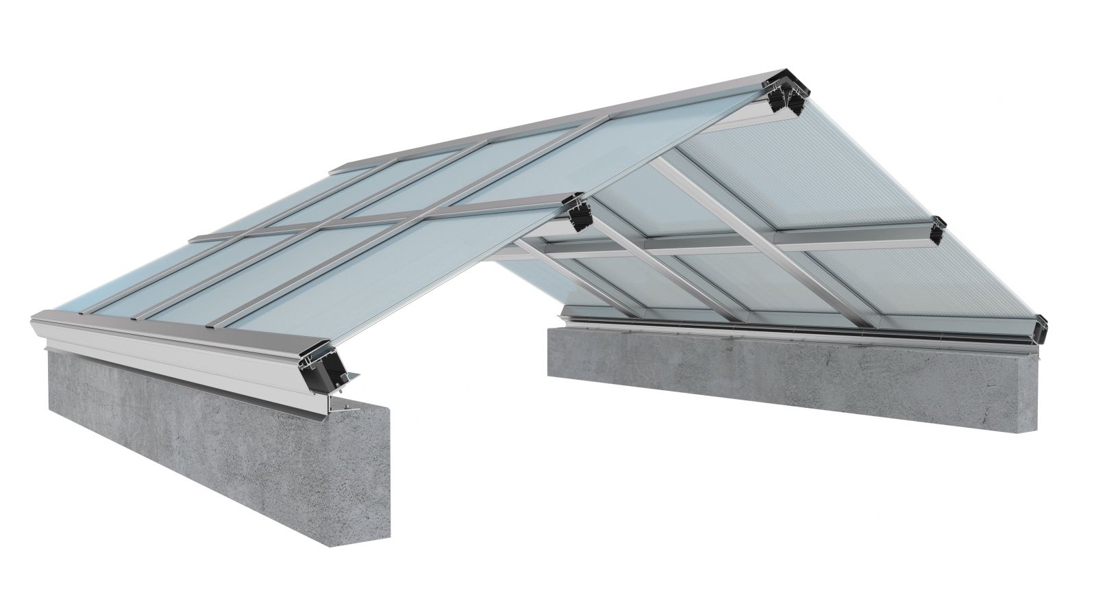 EXTECH\'s SKYGARD 3700 skylight spans large openings, including for industrial applications