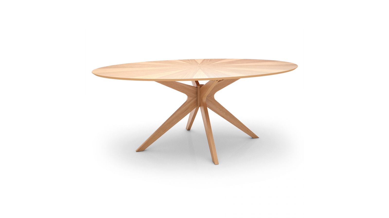 Starburst Oval Dining Table