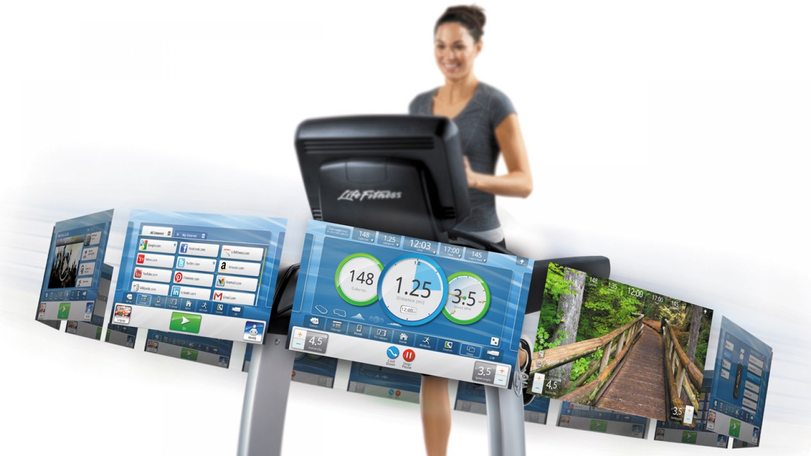 Life Fitness Discover User Interface