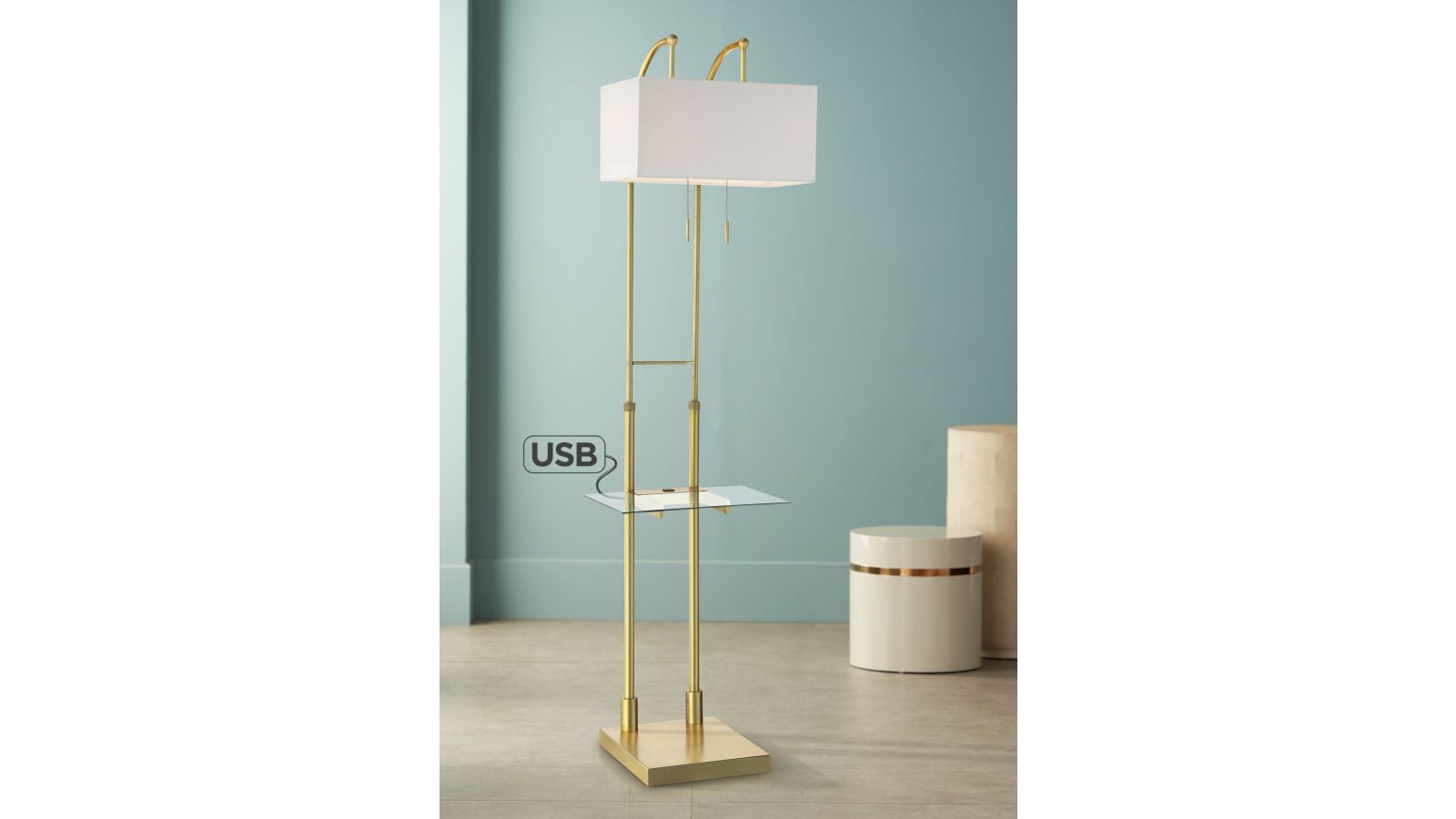 Tori Crystal Accent Table Lamp