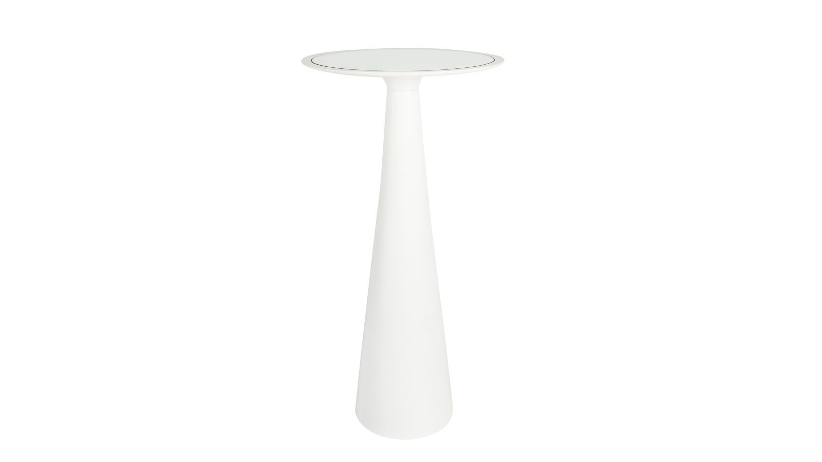 Forma Highboy Table, White