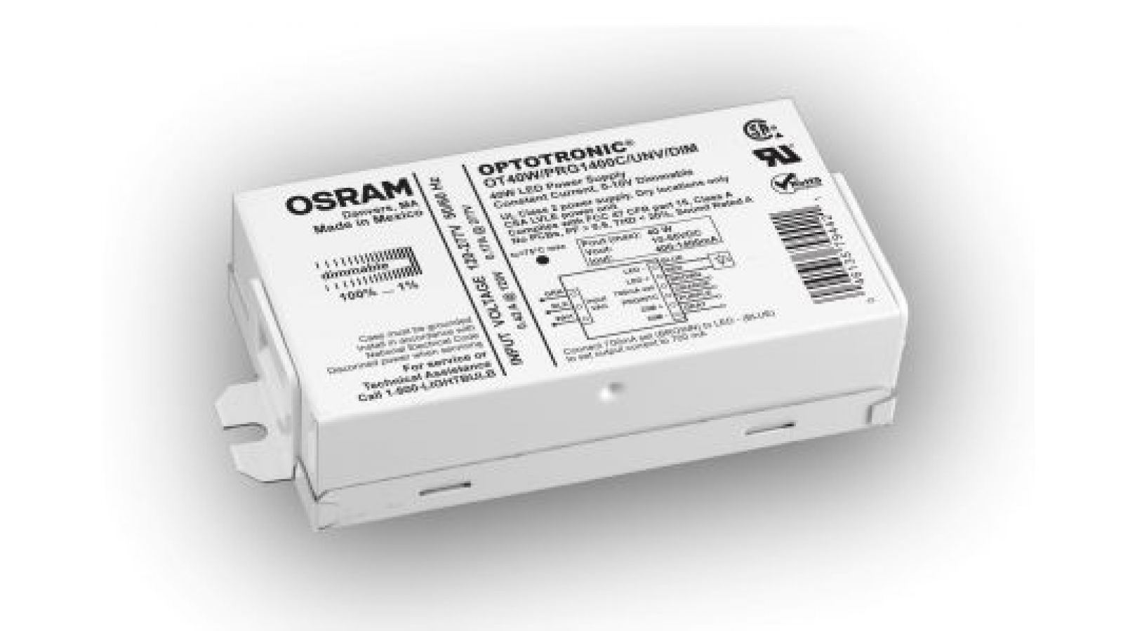 OSRAM OPTOTRONIC Programmable LED Dimming Power Supply
