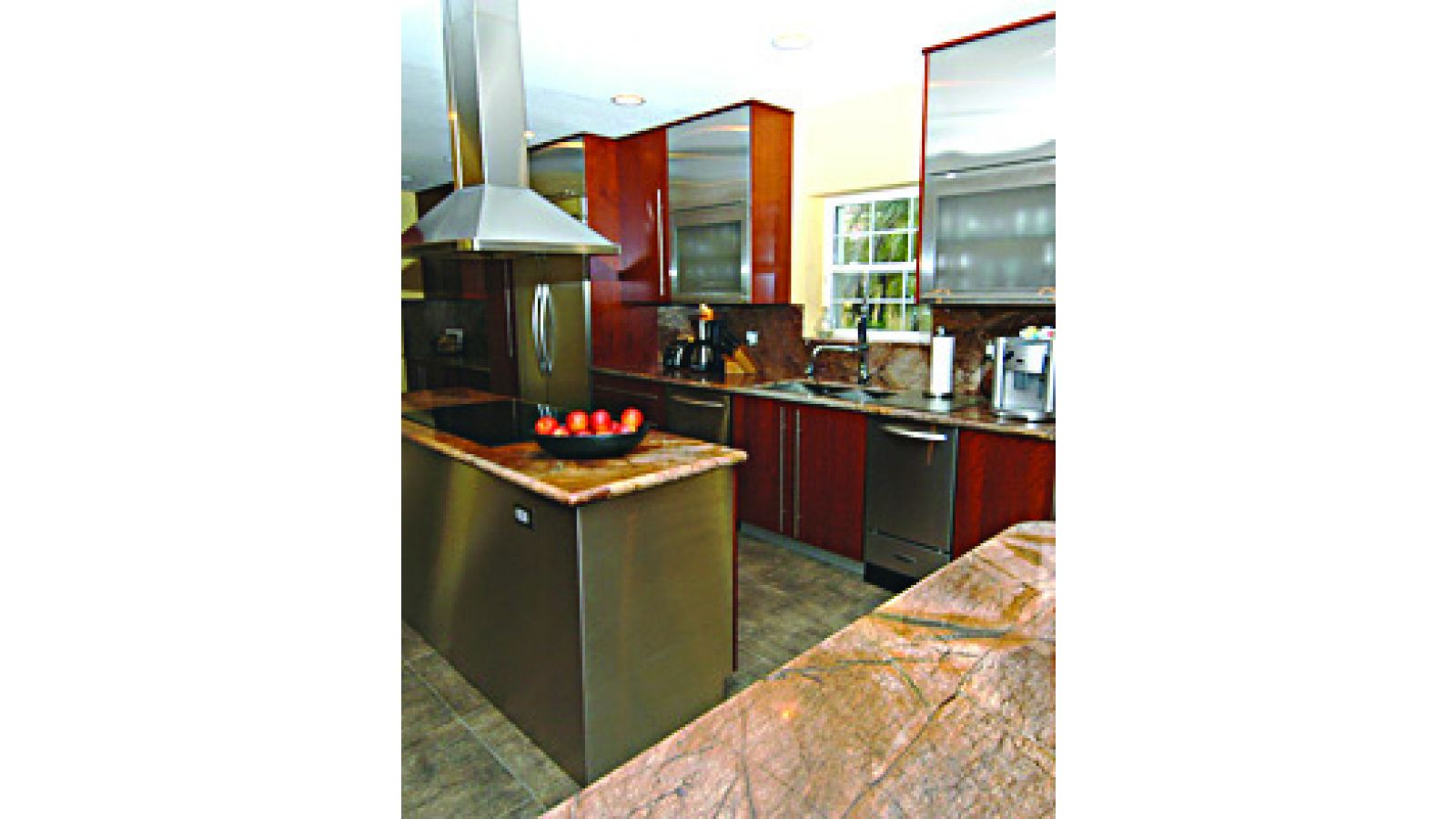 Wood Laminate for Stainless Steel Cabinets 