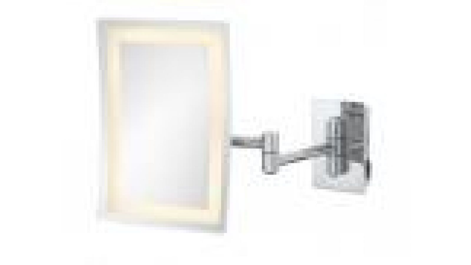 LED Lighted Rectangular Wall Mirror