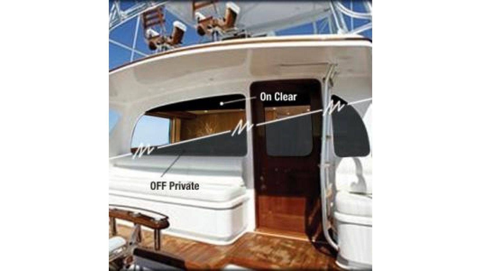 Switchable Privacy Glass - Yacht