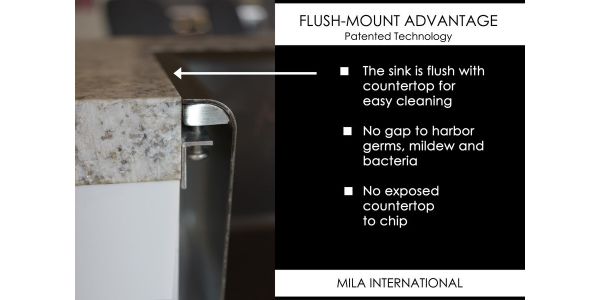 ARC Flush-Mount Sink for Kitchen and Bath