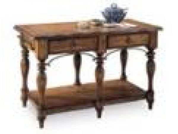 1359 Gourmet Table with Wood Top