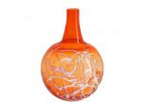 Scribble Vase Orange