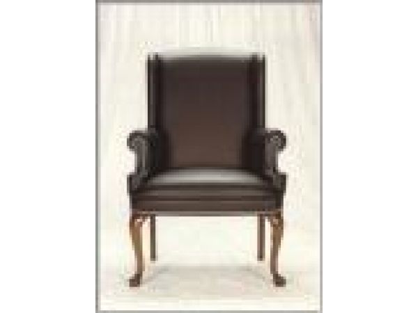 415-P Barrister High Back Chair