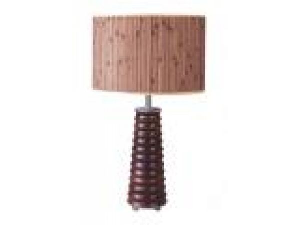 CHAD TABLE LAMP WITH COCO REED SHADE