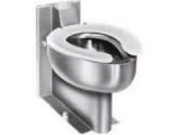 Front Mounted Blowout Jet Stainless Steel Toilet