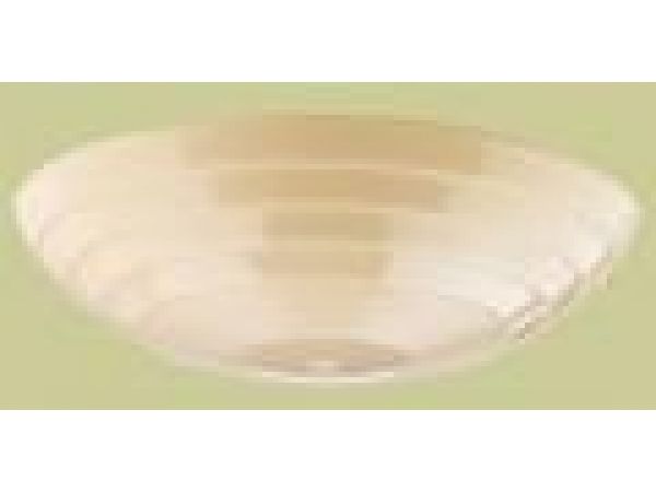 Streamline 14 Inch Concentric Ivory Bowl Shade