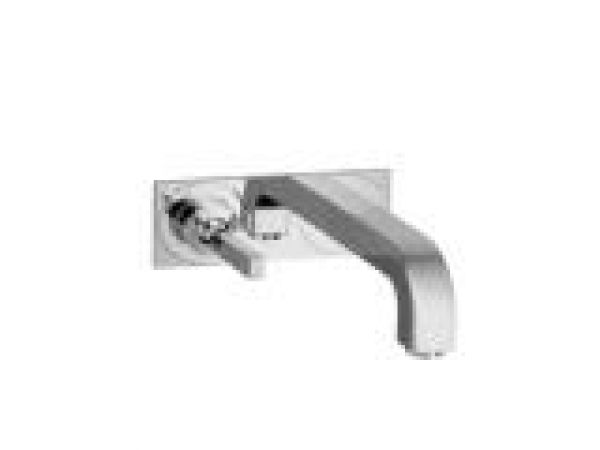 Axor Citterio Wall-Mounted Single Handle Faucet Set with Base Plate